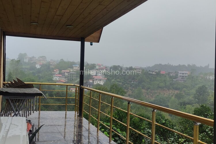 کلبه سوئیسی دوبلکس سه خواب باغ کیوی در رحیم آباد