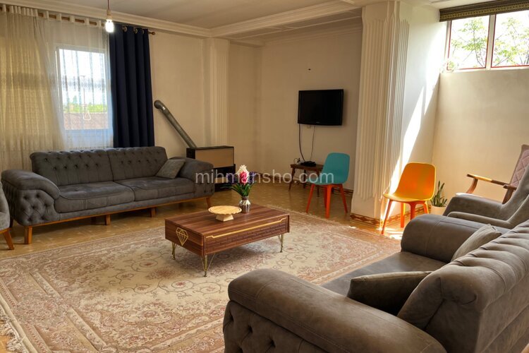 واحد مبله دوخواب در طبقه دوم ویلا مهرانا در رامسر