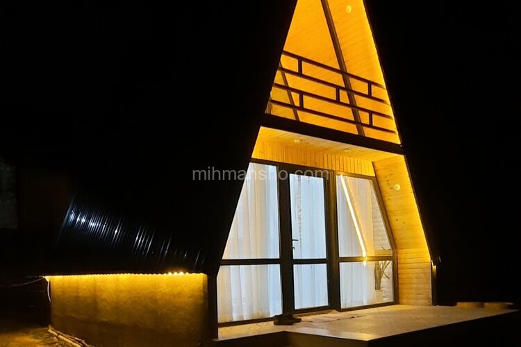 کلبه سوئیسی دوبلکس مبله تکخواب در رودبار