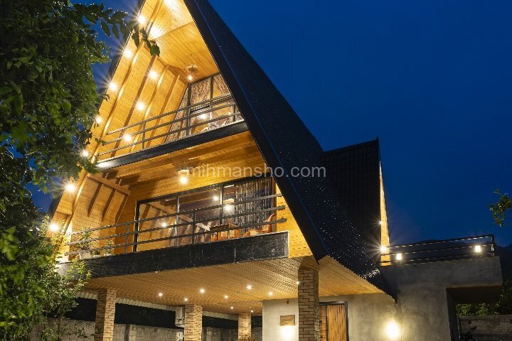 کلبه چوبی دوبلکس دوخواب در کتالم و سادات شهر