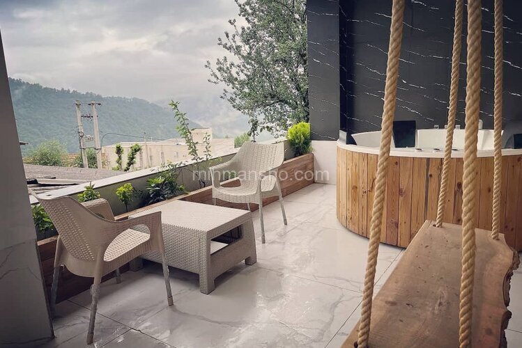 واحد تکخواب جکوزی دار در طبقه اول در مینودشت