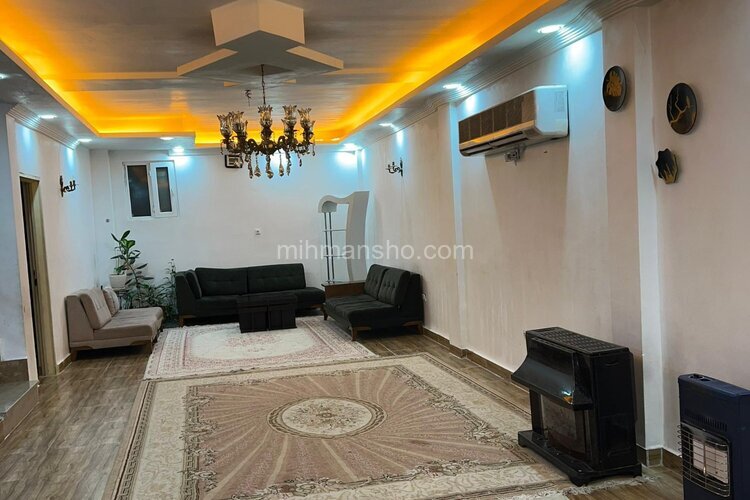 آپارتمان مبله دوبلکس دو خواب در ایذه