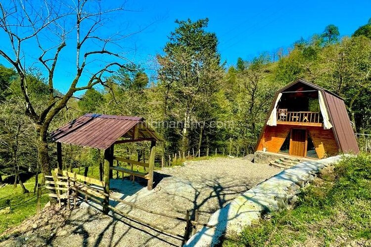 کلبه سوئدی دوبلکس تکخواب نیما در شیرگاه