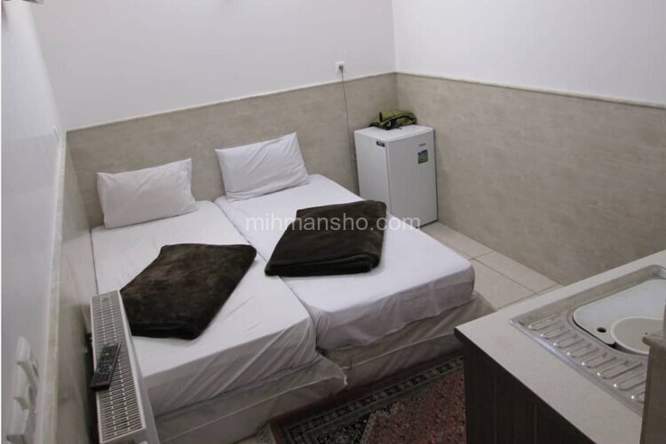 اتاق دو نفره 15 متری در مهمانپذیر قم