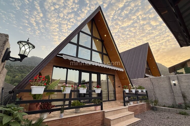 کلبه دوبلکس سوئیسی دوخواب تی تی در ماسال