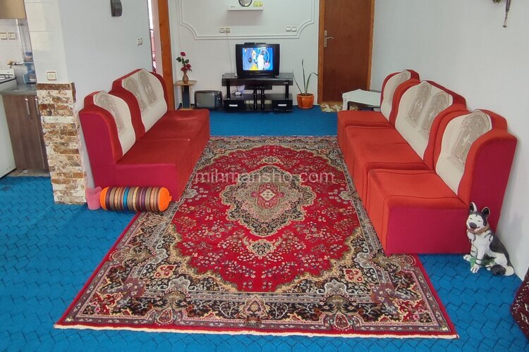 واحد تکخواب مبله در طبقه همکف ویلا جنگلی رحیم آباد