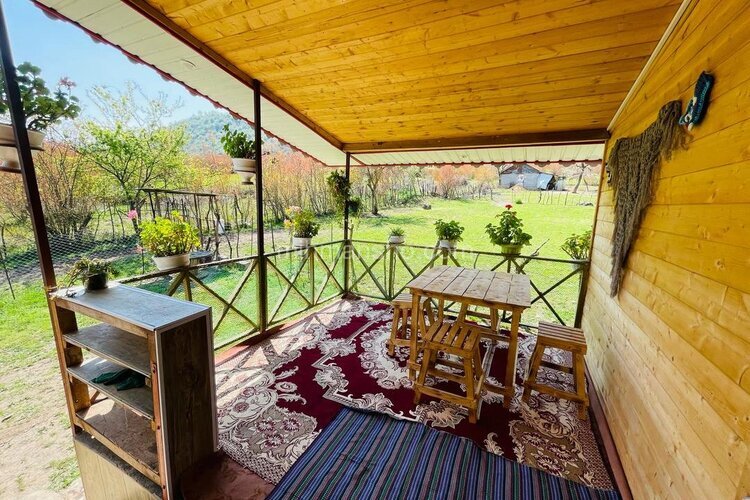 کلبه تکخواب بام سبز کارن در ماسال