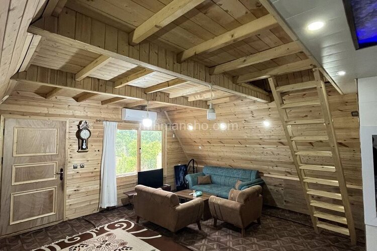 کلبه سوئیسی مبله دوبلکس تک خواب در شیرگاه