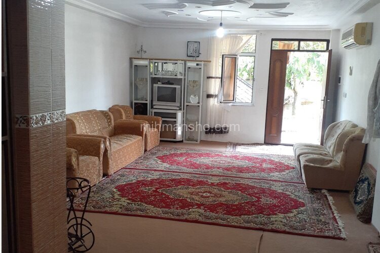 واحد مبله دوخواب در طبقه همکف ویلا فرزاد در تالش