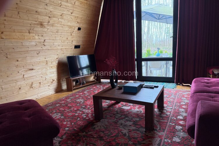 کلبه سوئیسی تکخواب مبله میجان 2 در رشت
