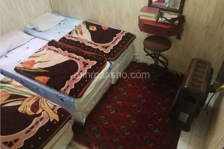 واحد تکخواب 4 نفره در هتل آپارتمان در مشهد