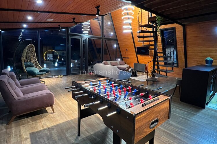 کلبه سوئیسی دوبلکس دوخواب در آمل