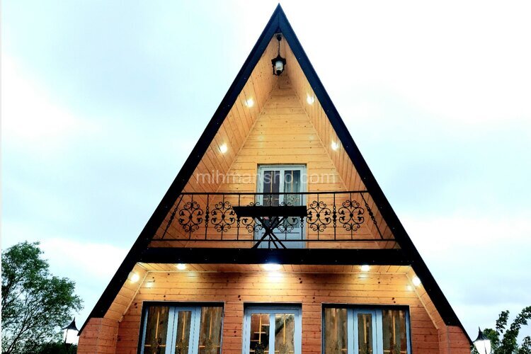 کلبه سوئیسی دوبلکس دو خواب درنا در بندرانزلی