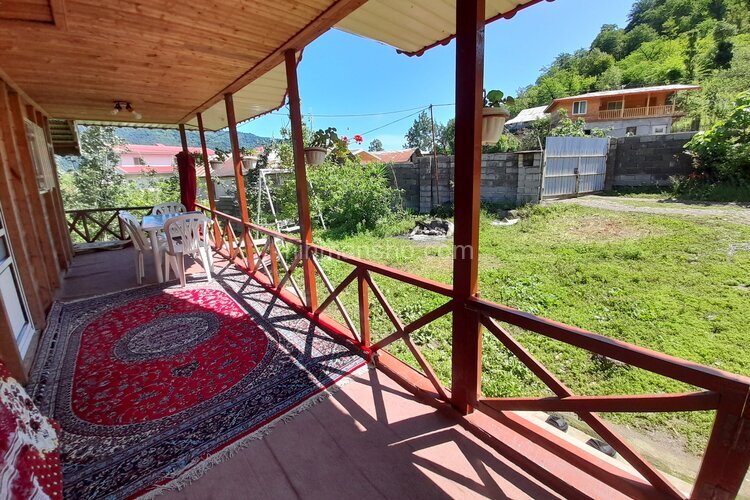 کلبه چوبی سعدی در روستای سیاهدول