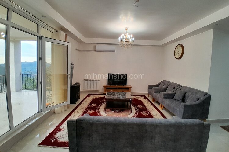 واحد مبله دوخواب طبقه اول ویلا در مینودشت