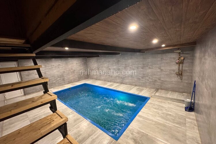 کلبه سوئیسی مبله دوخواب دریاچه در ساری