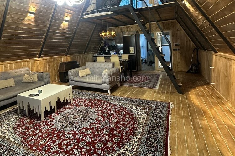 کلبه سوئیسی دوبلکس مبله دوخواب تاسیان در کلاچای