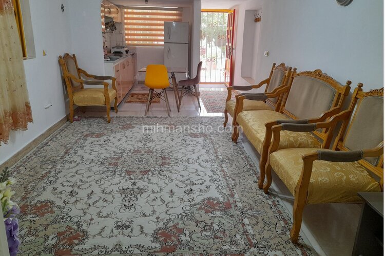 واحد تک خواب مبله در باغ ویلا در چالوس