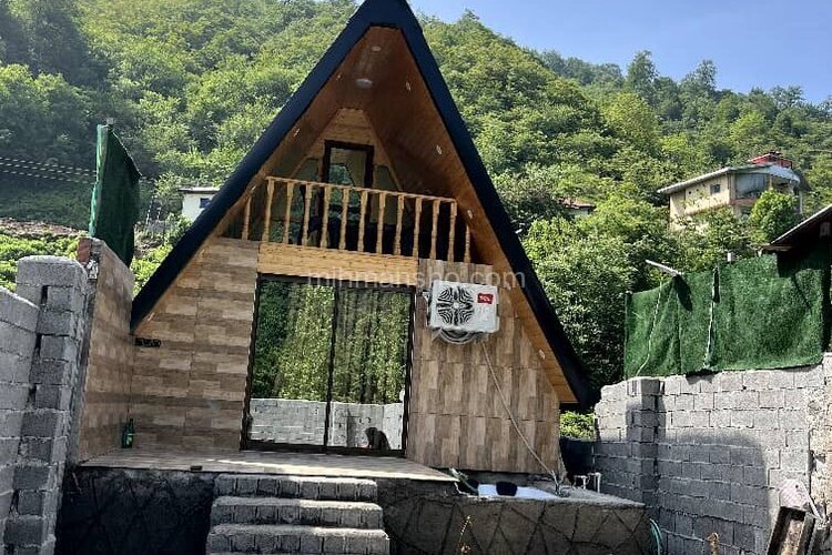 کلبه سوئیسی دوبلکس تکخواب جکوزی دار در شیرگاه