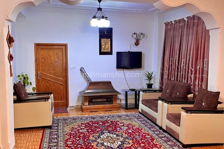 واحد دو خواب مبله طبقه اول ویلا در رامسر