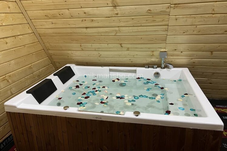 کلبه سوئیسی جنگلی جکوزی دار دوخواب شالما 2 در ماسال