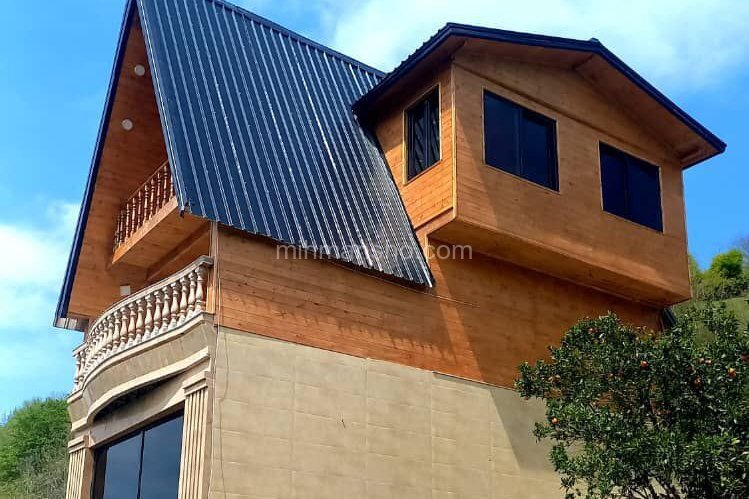 کلبه چوبی تریپلکس دوخواب در سوادکوه