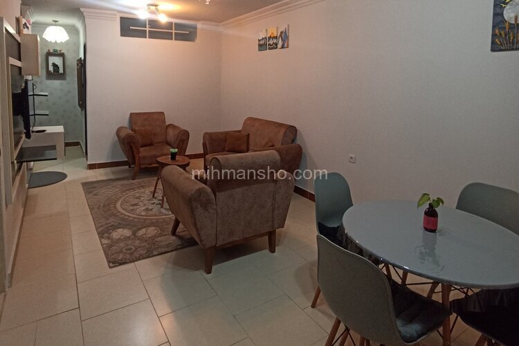 واحد مبله دوخواب واران در طبقه همکف ویلا رشت