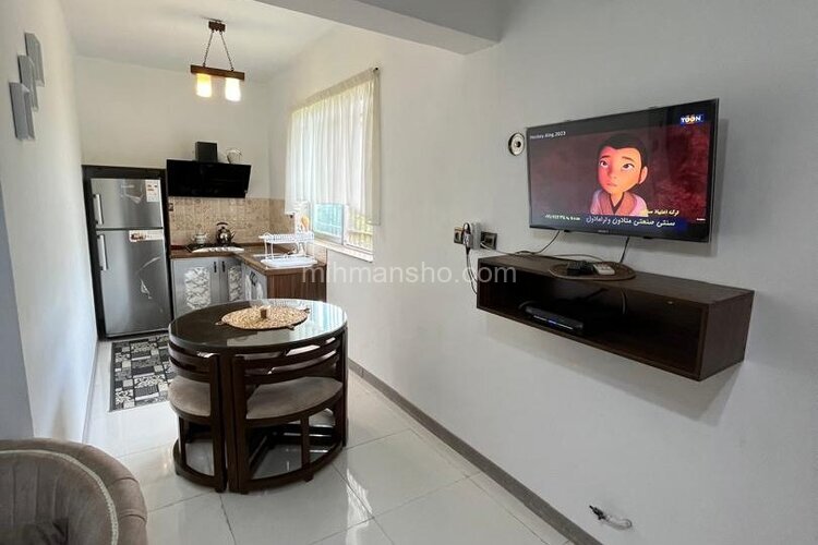 واحد مبله دوخواب در طبقه همکف ویلا رامسر