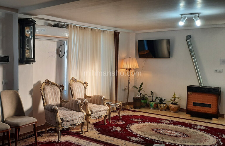 واحد مبله تکخواب در طبقه اول ویلا در سیاهکل