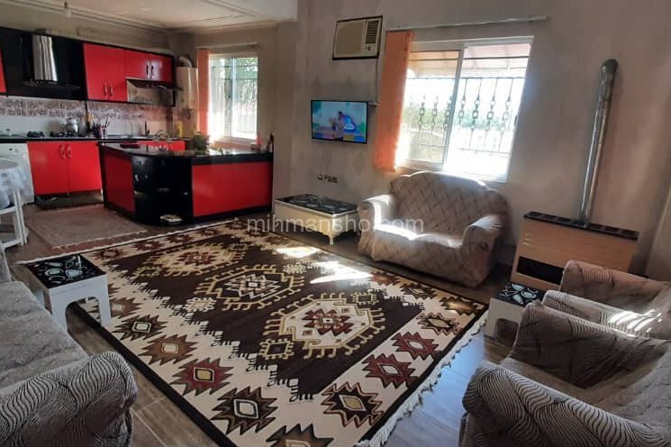 واحد تکخواب در طبقه همکف ویلا گلستان 6 در لاهیجان