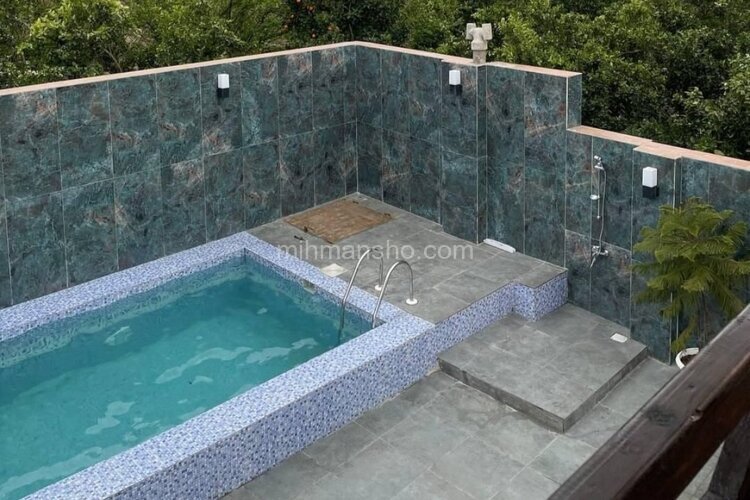 کلبه سوئیسی استخردار مبله تکخواب در مرزیکلا