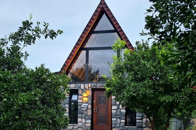 کلبه سوئیسی دوبلکس تکخواب در رامسر