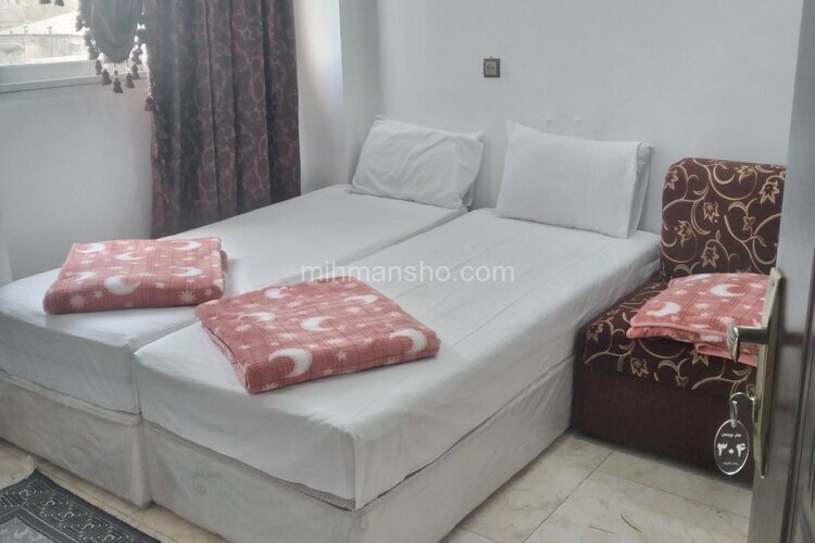 واحد 2 نفره 304 در هتل آپارتمان مشهد