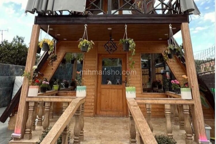 کلبه سوئیسی استخردار مبله تکخواب در مرزیکلا