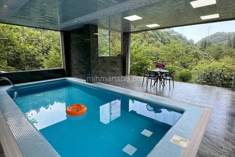 ویلا 3 خواب استخردار جنگلی نیل در رامسر