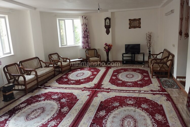 واحد مبله دوخواب جنگلی فرشید در طبقه همکف ویلا ماسال