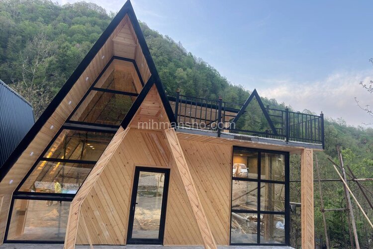 کلبه سوئیسی مبله دوخواب شیروا 3 در رضوانشهر