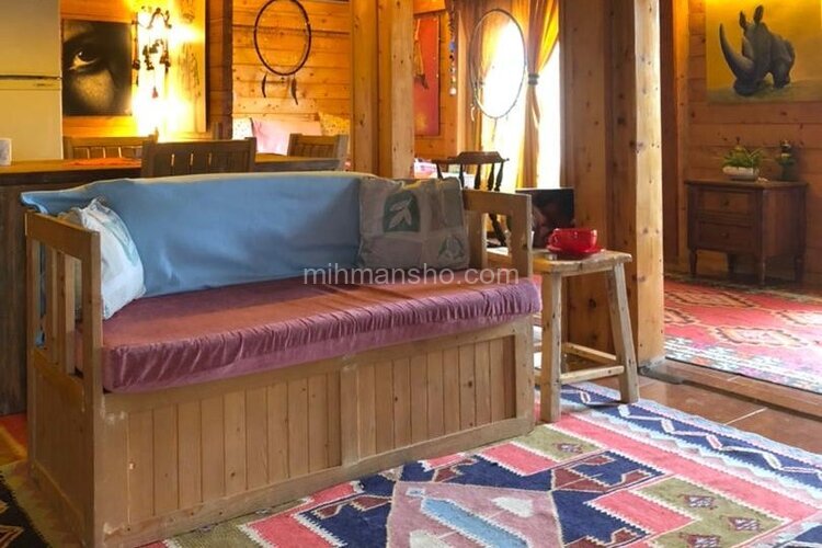 کلبه دوبلکس میجان در مجموعه اقامتی صومعه سرا