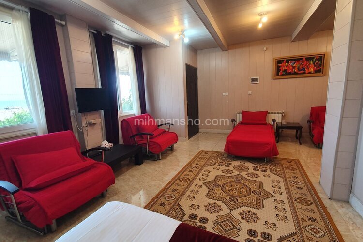 سوئیت ساحلی 3 نفره قلب دریا در بندرانزلی