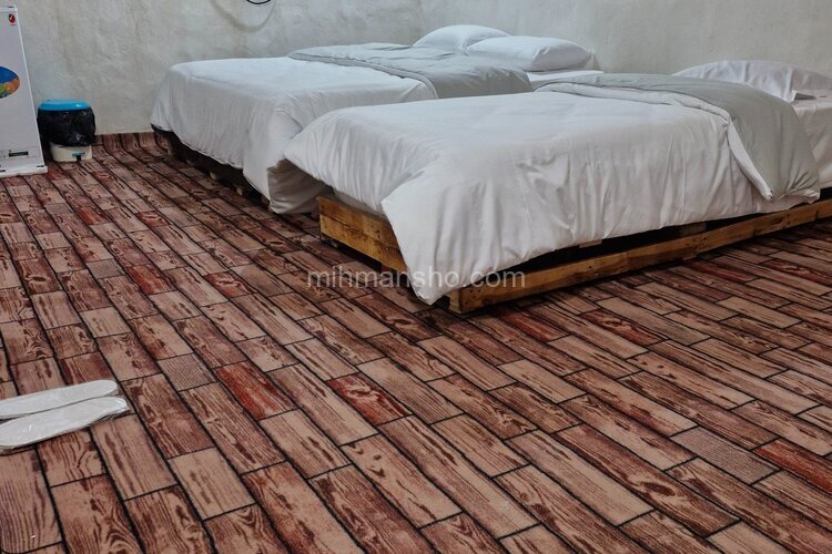 اتاق چوچ در اقامتگاه بومگردی در قشم