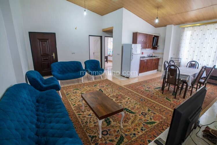 واحد مبله سه خواب رو به دریا در هتل آپارتمان نوشهر