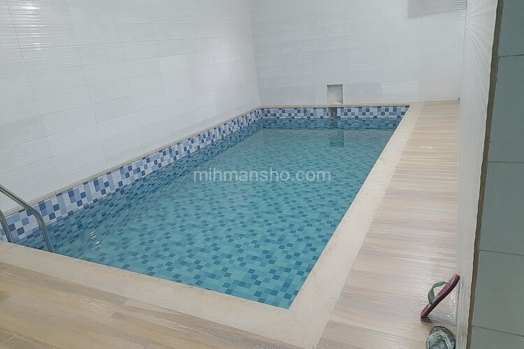 واحد استخر دار دوخواب در طبقه همکف ویلا در رامسر