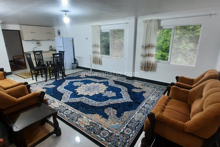 واحد تکخواب تراس دار در طبقه اول ویلای آمل