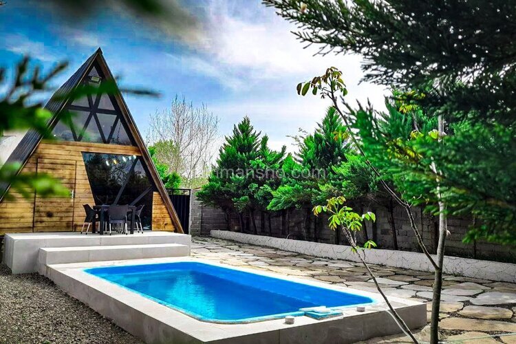 کلبه سوئیسی دوبلکس تکخواب استخردار فوکا در رشت