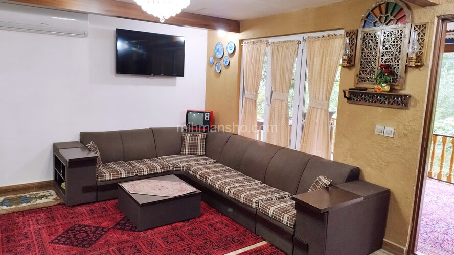 واحد دوخواب مازو در طبقه همکف ویلا ماسال