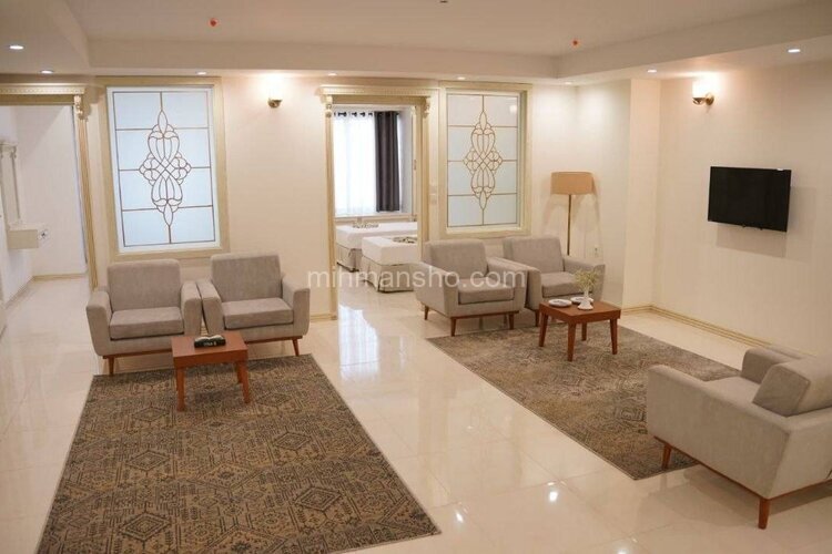 واحد مبله دوخواب چهار نفره VIP در هتل آپارتمان در مشهد