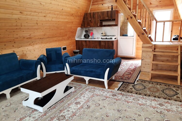 کلبه سوئیسی دوبلکس تکخواب در خمام