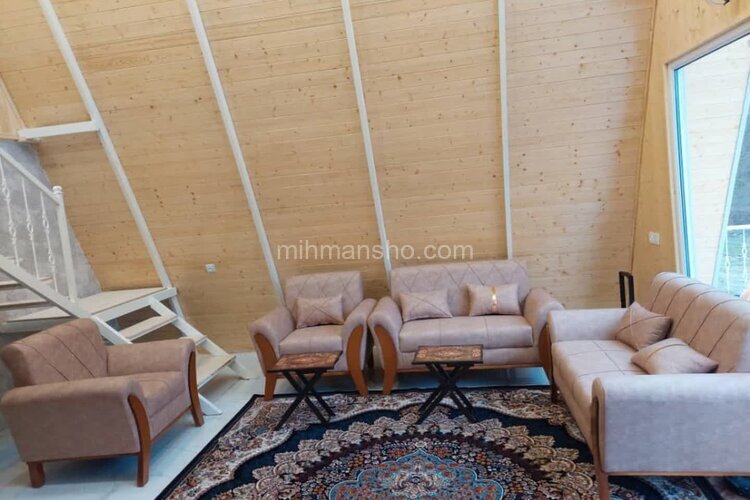 کلبه دوبلکس دوخواب مزرعه پدری در شیرگاه