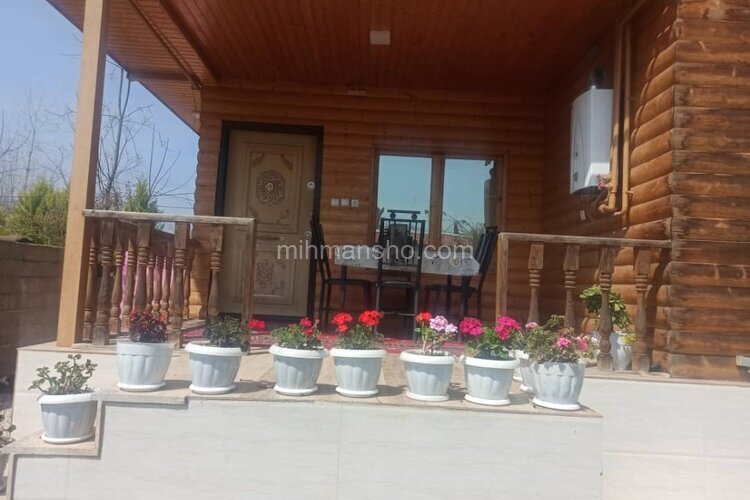 واحد چوبی تکخواب طبقه اول ویلا در ماسال