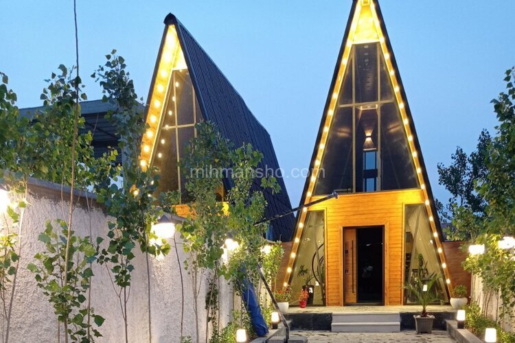 کلبه سوئیسی استخردار سه خواب جنگلی در چمستان